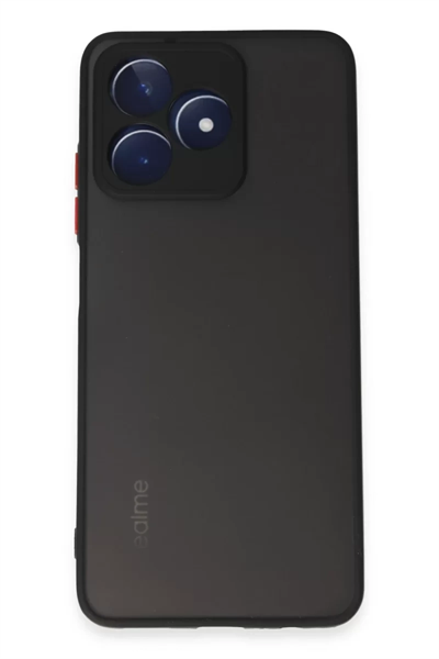 Realme C53 Kılıf Montreal Silikon Kapak - Siyah