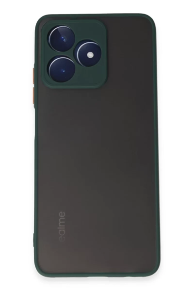 Realme C53 Kılıf Montreal Silikon Kapak - Yeşil