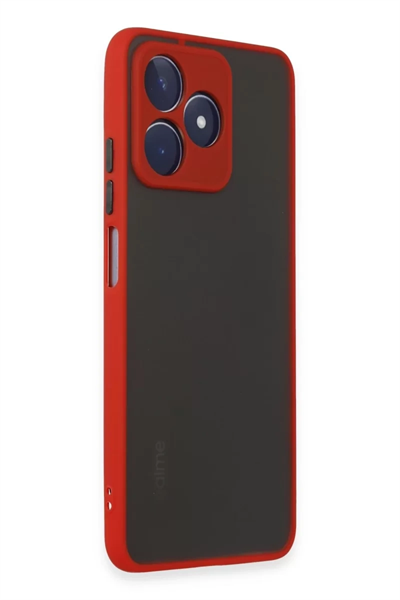 Realme C53 Kılıf Montreal Silikon Kapak - Kırmızı