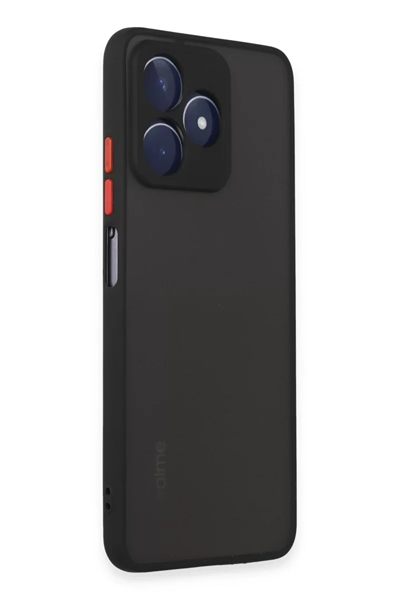 Realme C53 Kılıf Montreal Silikon Kapak - Siyah