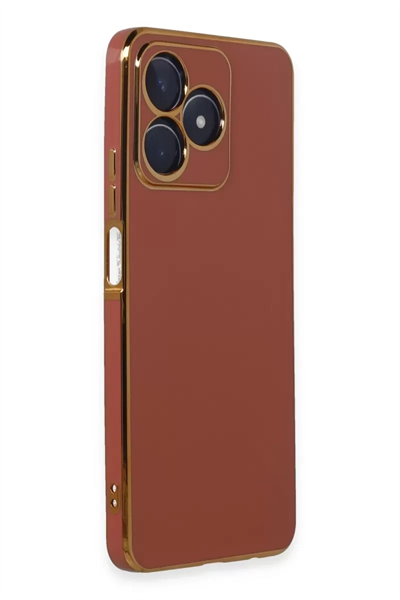 Realme C53 Kılıf Volet Silikon - Kırmızı