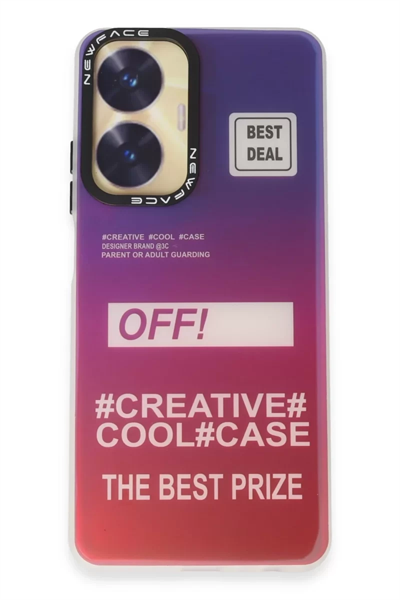 Realme C55 Kılıf Estoril Desenli Kapak - Estoril - 9