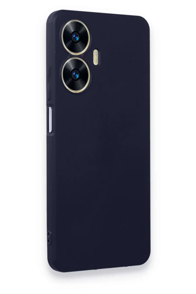 Realme C55 Kılıf First Silikon - Lacivert