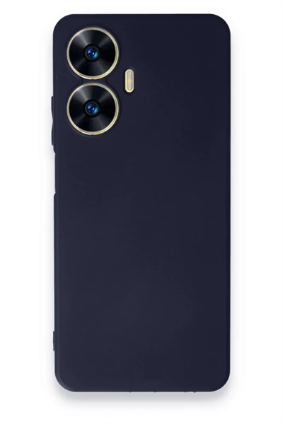 Realme C55 Kılıf First Silikon - Lacivert