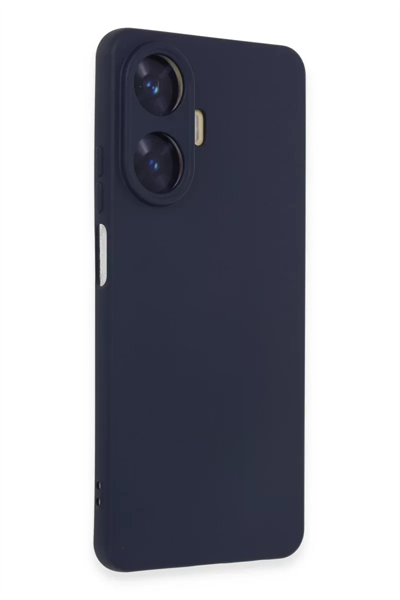 Realme C55 Kılıf Nano içi Kadife Silikon - Mor