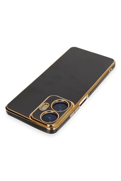 Realme C55 Kılıf Volet Silikon - Siyah