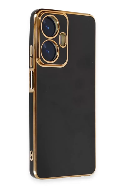 Realme C55 Kılıf Volet Silikon - Siyah