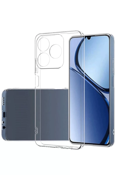 Realme C61 Kılıf Lüx Şeffaf Silikon