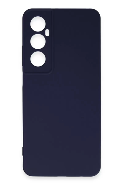 Realme C65 Kılıf First Silikon - Lacivert
