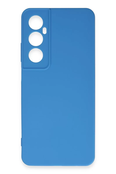 Realme C65 Kılıf First Silikon - Mavi