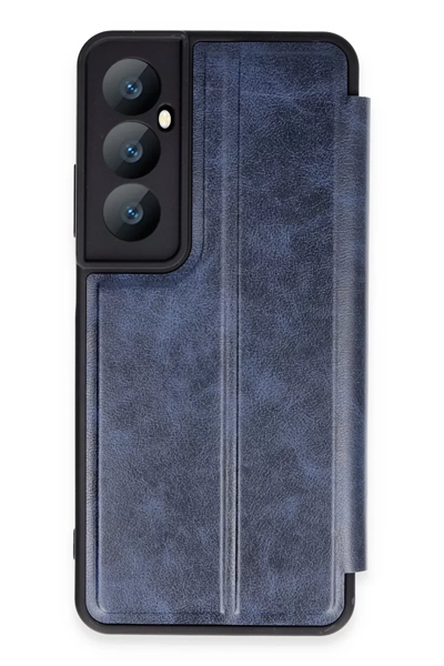 Realme C65 Kılıf Flip Cover - Lacivert