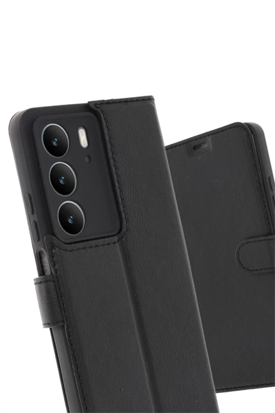 Realme C75 4G Trend S Plus Kapaklı Kılıf - Siyah