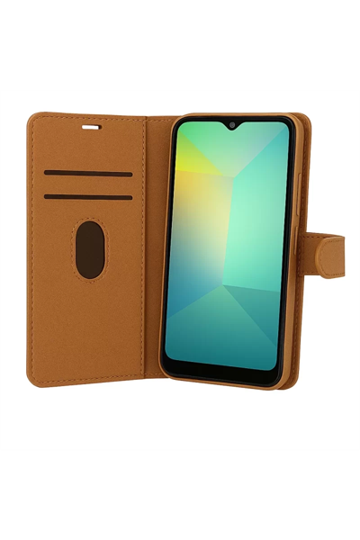 Realme C75 4G Trend S Plus Kapaklı Kılıf - Taba