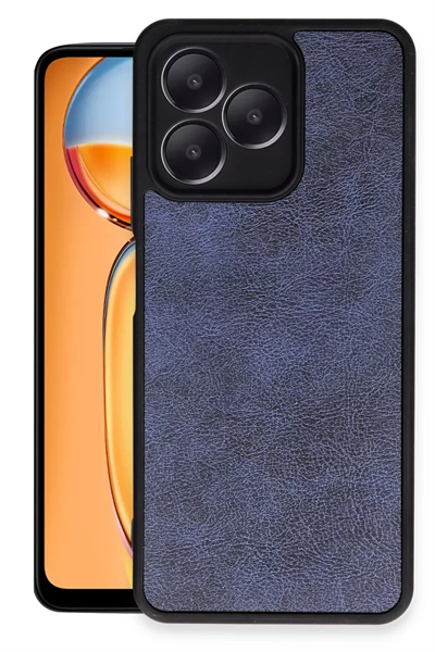 Realme Note 50 4G Kılıf Aras Deri Kapak - Lacivert