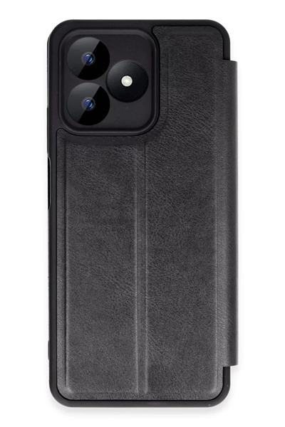 Realme Note 50 4G Kılıf Flip Cover - Siyah
