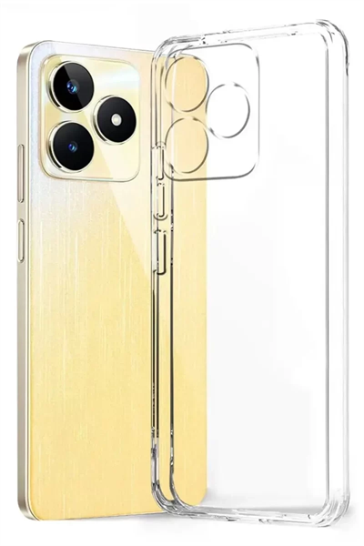Realme Note 50 4G Kılıf Lüx Şeffaf Silikon