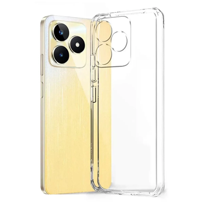 Realme Note 50 4G Kılıf Lüx Şeffaf Silikon