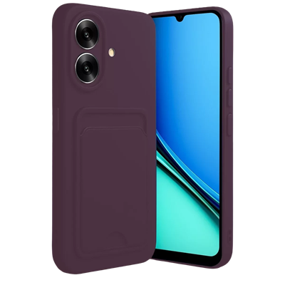 Realme Note 60 Kelvin Kartvizitli Silikon - Derin Mor