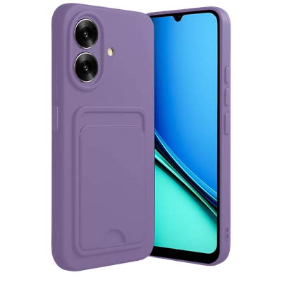 Realme Note 60 Kelvin Kartvizitli Silikon - Lila