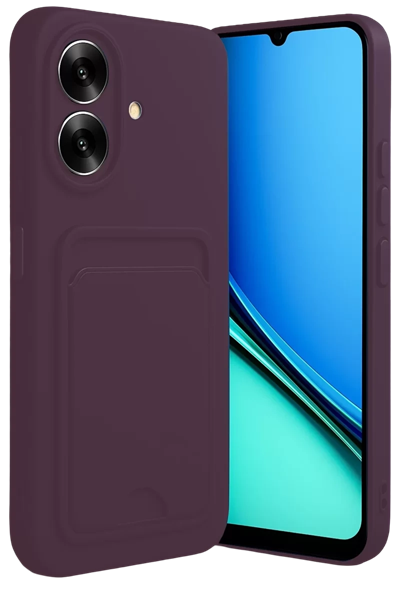Realme Note 60 Kelvin Kartvizitli Silikon - Derin Mor