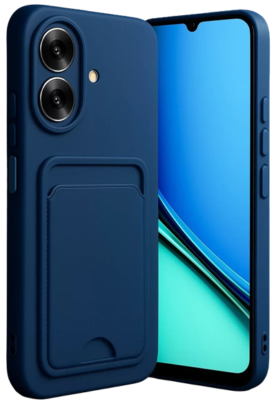 Realme Note 60 Kelvin Kartvizitli Silikon - Lacivert