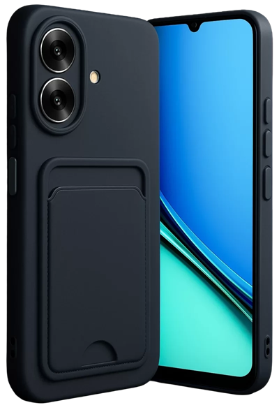 Realme Note 60 Kelvin Kartvizitli Silikon - Siyah