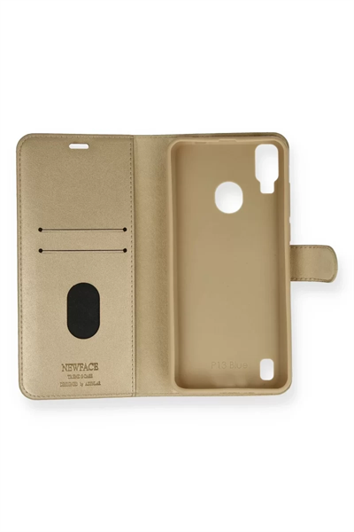Reeder P13 Blue Kılıf Trend S Plus Kapaklı Kılıf - Gold