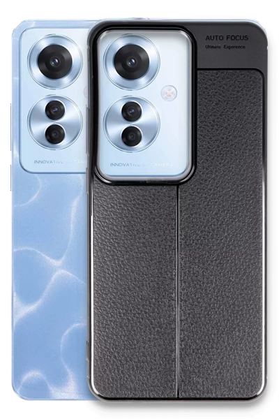 Reno 11F Kılıf Auto Focus Kapak - Siyah