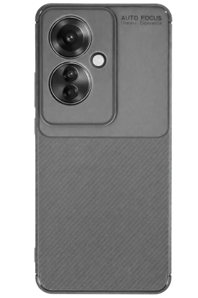 Reno 11F Kılıf Auto Focus Karbon Kapak - Gri