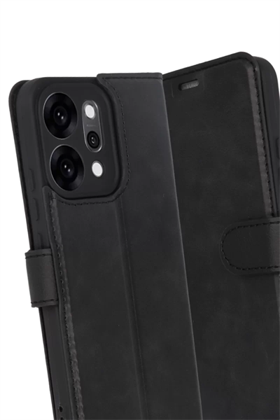Reno 14 Trend S Plus Kapaklı Kılıf - Siyah