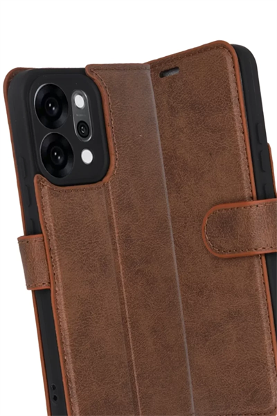 Reno 14 Trend S Plus Kapaklı Kılıf - Taba