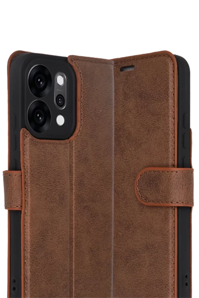 Reno 14 Trend S Plus Kapaklı Kılıf - Taba