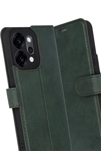 Reno 14 Trend S Plus Kapaklı Kılıf - Yeşil