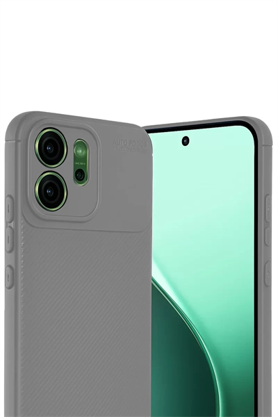 Reno 14F Auto Focus Karbon Kapak - Gri
