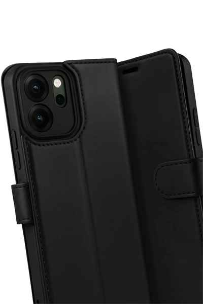 Reno 14F Trend S Plus Kapaklı Kılıf - Siyah