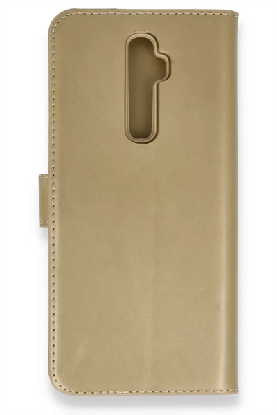 Reno 2Z Kılıf Trend S Plus Kapaklı Kılıf - Gold