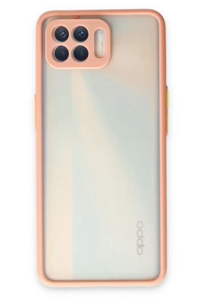 Reno 4 Lite Kılıf Montreal Silikon Kapak - Pembe