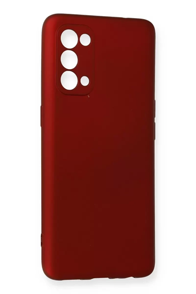 Reno 5 Kılıf First Silikon - Bordo