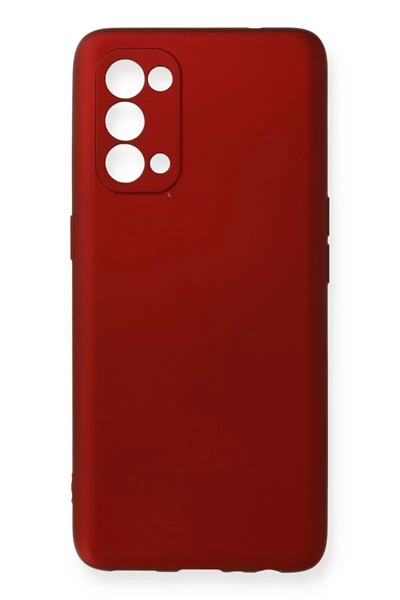 Reno 5 Kılıf First Silikon - Bordo