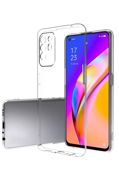 Reno 5 Lite Kılıf Lüx Şeffaf Silikon