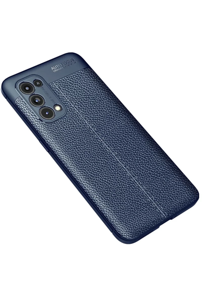 Reno 5 Pro Kılıf Auto Focus Kapak - Lacivert