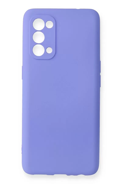 Reno 5 Pro Kılıf First Silikon - Lila