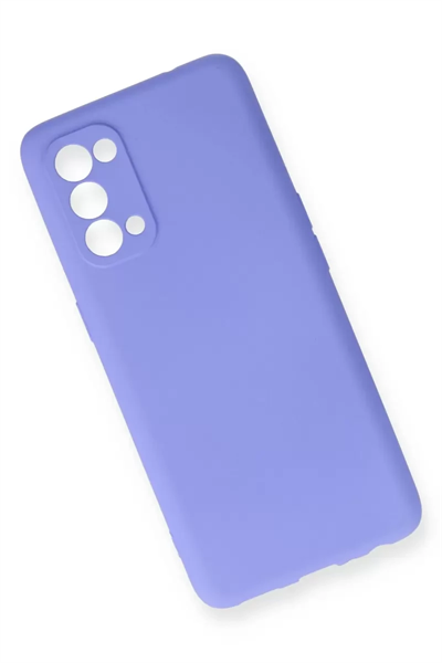 Reno 5 Pro Kılıf First Silikon - Lila
