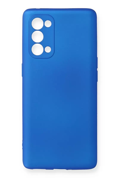Reno 5 Pro Kılıf First Silikon - Mavi