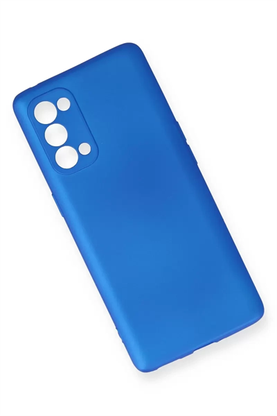 Reno 5 Pro Kılıf First Silikon - Mavi