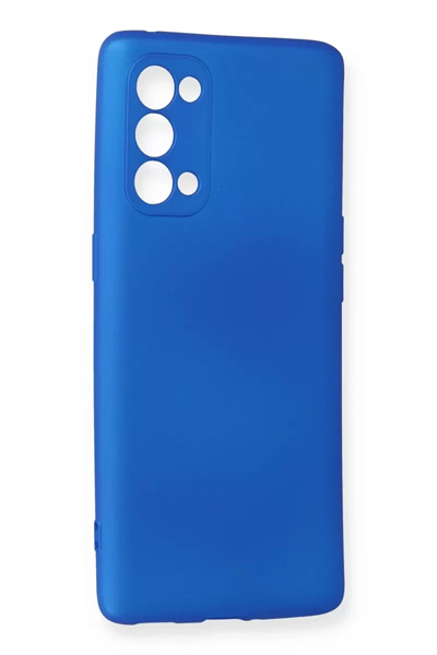 Reno 5 Pro Kılıf First Silikon - Mavi