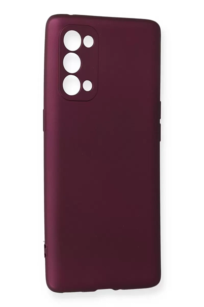 Reno 5 Pro Kılıf First Silikon - Mürdüm