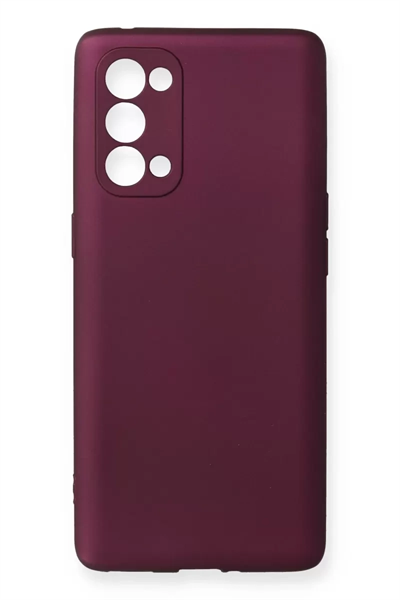 Reno 5 Pro Kılıf First Silikon - Mürdüm