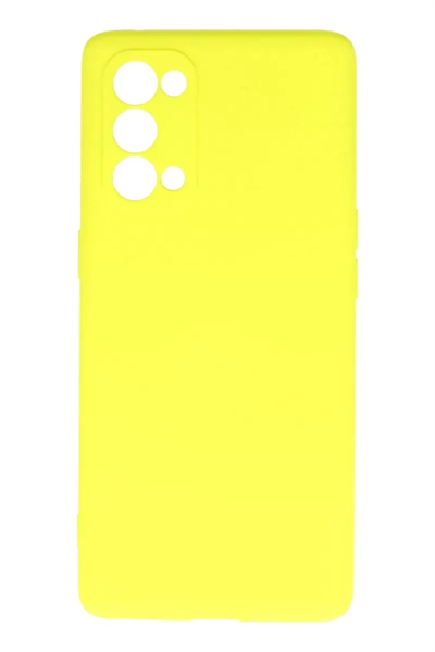 Reno 5 Pro Kılıf First Silikon - Sarı