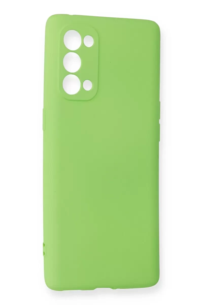 Reno 5 Pro Kılıf First Silikon - Yeşil